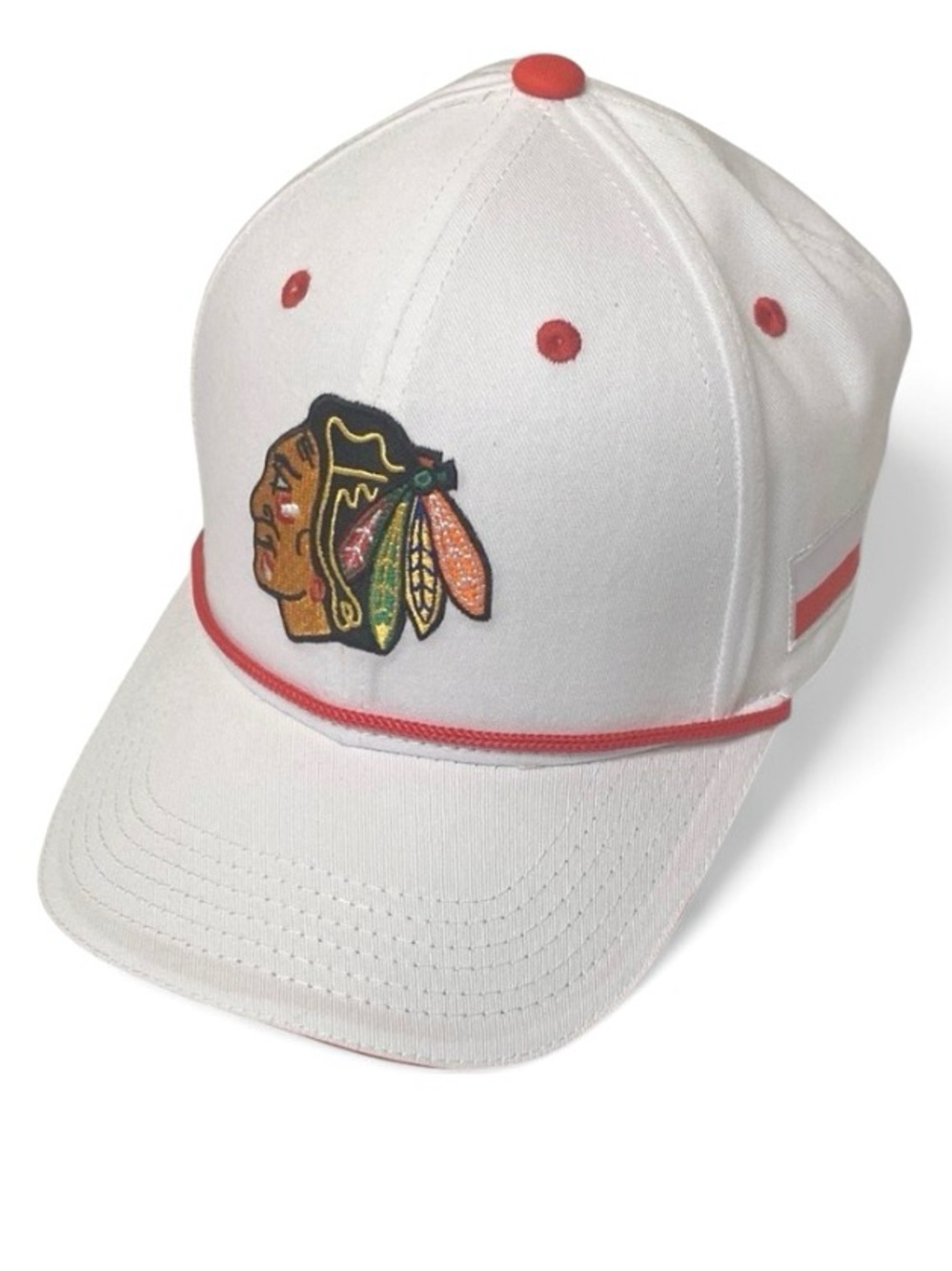 Melonwear Chicago Blackhawks Hat Polish Flag Adjustable Baseball Cap